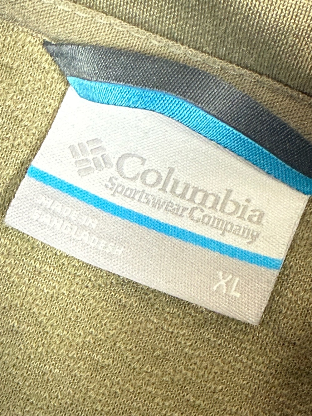 Columbia Sportswear Diamond Quilted Hybrid Jacket Khaki/Olive - Size XL - Picture 3 of 6